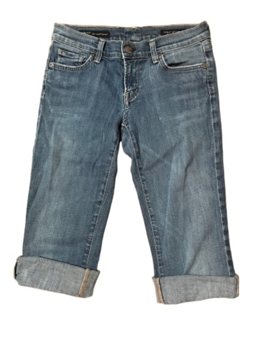 Citizens Of Humanity Kelly Stretch Low Waist Rolled Hem Capri Jeans - Size 28